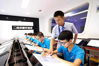 重慶新華電腦學(xué)校影視動漫游戲?qū)嵱?xùn)基地